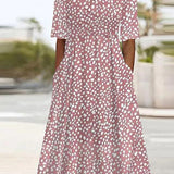 Vestido Midi Colette con Puntos que Aplana el Abdomen