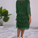 Vestido de Mujer Elegante con Lunares Auterelle
