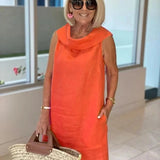 Vestido Tubo Sin Mangas Perla