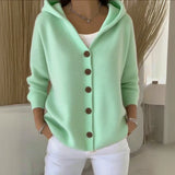 Cárdigan Casual Aylin con Botones para Mujer