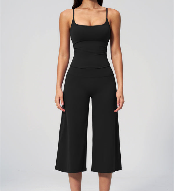 Conjunto de Top de Tirantes y Pantalones Cortos de Pierna Ancha Nexus