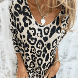 Top Casual de Leopardo para Mujer Elvéra