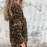 Top Casual de Leopardo para Mujer Elvéra