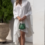 Vestido Aline™ Elegante con Pliegues