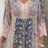 Vestido Bohemio Mirabel con Encaje