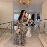 Vestido Largo Floral Claudia