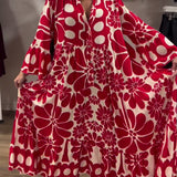 Vestido Largo Estampado Cora™
