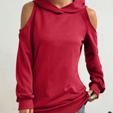 Sudadera Off-Shoulder Essentia