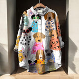 Blusa Exclusiva Astrid con Estampado de Perro