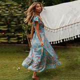Vestido Largo Alva™ con Abertura Alta