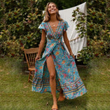 Vestido Largo Alva™ con Abertura Alta
