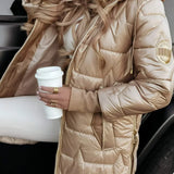 Abrigo de Invierno Nolwen con Capucha y Acolchado