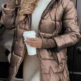 Abrigo de Invierno Nolwen con Capucha y Acolchado