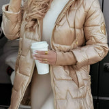 Abrigo de Invierno Nolwen con Capucha y Acolchado