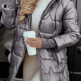 Abrigo de Invierno Nolwen con Capucha y Acolchado
