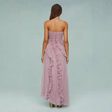 Vestido Largo Renata™ para Bodas y Fiestas con Volantes