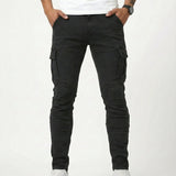 Pantalón Cargo Marino Elástico Duvan para Hombre