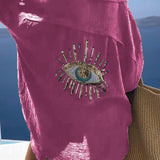 Camisa Oversize de Algodón Horus Violeta™