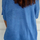 Top de Malla Anna con Cuello en V