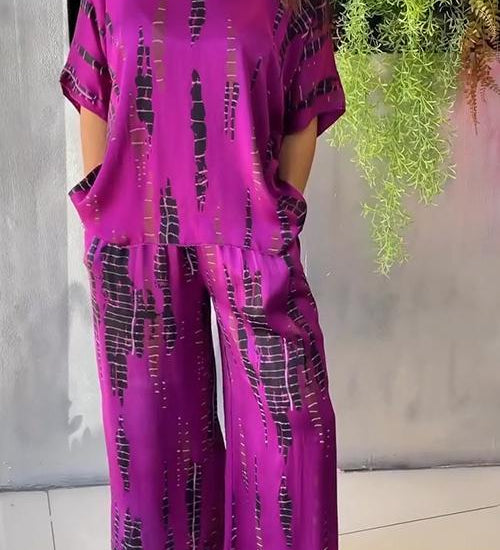 Conjunto Elegante Estampado María
