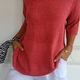 Blusa de Punto con Escote en V Paris™