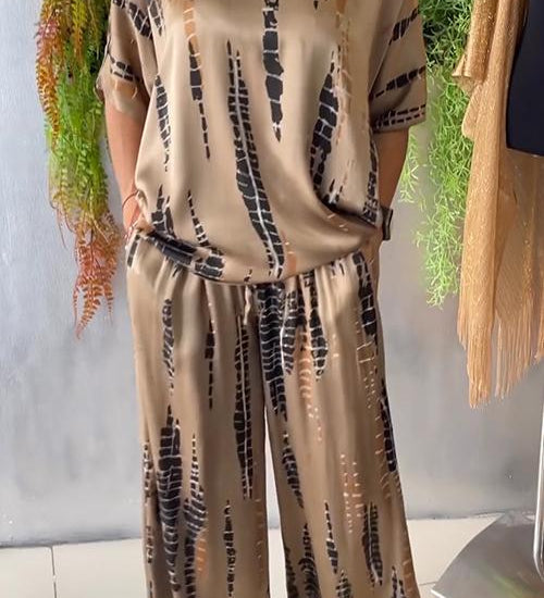Conjunto Elegante Estampado María