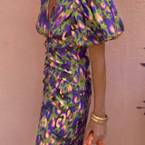 Vestido de Mangas Plisadas Tora para Mujer