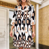 Vestido Boho Margaretha con Botones