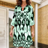 Vestido Boho Margaretha con Botones
