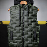 Chaleco Puffer con Capucha Apex