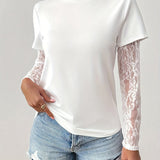 Camiseta Capa de Encaje Mirelle