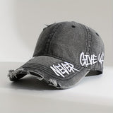Gorra Desgastada Nunca Te Rindas