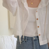 Camisa con Capucha Rayas Claude