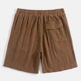 Shorts de Lounge de Punto con Diseño de Diamante