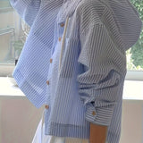Camisa con Capucha Rayas Claude