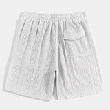 Shorts de Lounge de Punto con Diseño de Diamante