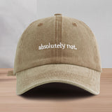 Gorra Absolutamente No Lavada