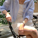 Camisa con Capucha Rayas Claude