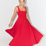Vestido Midi Fluido Amelia™