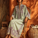 Vestido Boho Bordado Celestina
