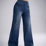 Pantalones Anchos Duna con Control de Abdomen para Mujer
