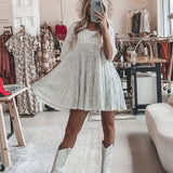 Vestido de Lentejuelas Antonella™ Glamuroso