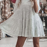 Vestido de Lentejuelas Antonella™ Glamuroso