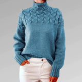 Jersey de Punto Acogedor Babette™ con Cuello Alto