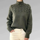 Jersey de Punto Acogedor Babette™ con Cuello Alto