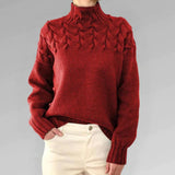 Jersey de Punto Acogedor Babette™ con Cuello Alto