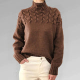 Jersey de Punto Acogedor Babette™ con Cuello Alto