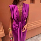 Vestido Elvira™ con Pliegues Suaves