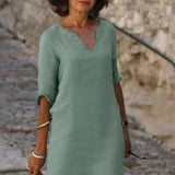 Vestido Elegante Céleste™ con Escote en V