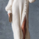 Vestido Elegante de Felpa
